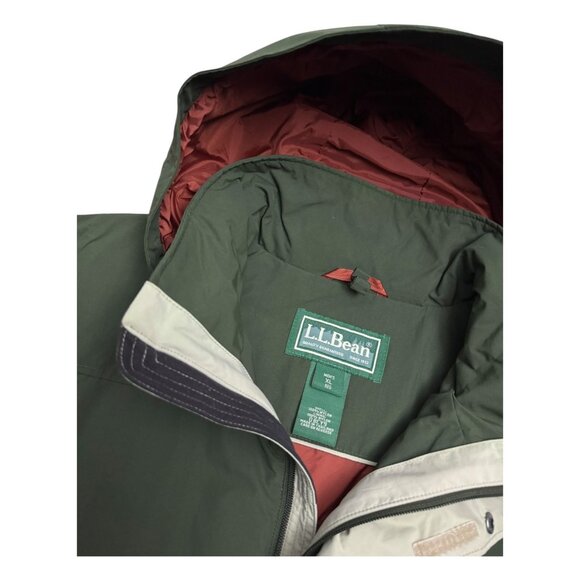 LL BEAN Waterproof Light Windbreaker Designer Outdoor Rain Jacket Mens XL - Picture 5 of 6